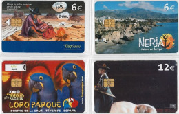 LOT 4 PHONE CARD- SPAGNA (E35.17.5 - Commemorative Advertisment