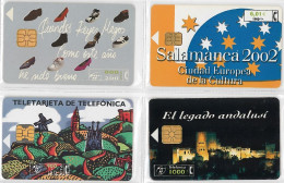 LOT 4 PHONE CARD- SPAGNA (E35.11.5 - Commemorative Advertisment