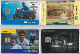 LOT 4 PHONE CARD- MESSICO (E33.40.5 - Mexique