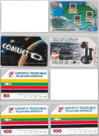 LOT 3 PHONE CARD- URMETLITUANIA (E33.11.1 - Lituania