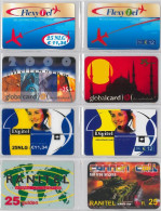 LOT 8 PREPAID PHONE CARD- PAESI BASSI (E32.27.1 - [3] Tarjetas Móvil, Prepagadas Y Recargos