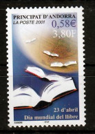 Frans Andorra Mi 566 Boekendag Postfris - Neufs
