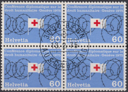 1975 Schweiz ET ° Zum: CH 563, MI: CH 1048, Humanitäres Völkerrecht - Usati