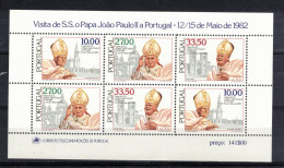 PORTUGAL   Timbres Neufs ** De 1982  ( Ref 7572 ) Religion - Pape Jean Paul II - Neufs