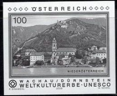 AUSTRIA(2008) Wachau. Black Print. - Proofs & Reprints