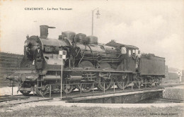 Chaumont * Le Pont Tournant * Train Locomotive Machine N°3131 Cheminots * Ligne Chemin De Fer Haute Marne - Chaumont