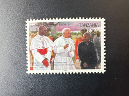 Tanzania 2005 Mi. 4334 Pape Jean-Paul II Papst Johannes Paul Pope John Paul Cardinal September 1990 Anniversaries Events - Popes