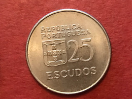 Münze Münzen Umlaufmünze Portugal 25 Escudos 1977 - Portugal