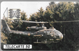 CARTE-PRIVEE-1990-D363-SC5Ob-HELICOPTERE Armée De Terre-N°imp 18285-1000ex-Neuve-TBE/LUXE-RARE - Ad Uso Privato