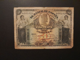 Espagne 50 Pesetas 1907 - 50 Peseten