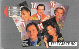 CARTE-PRIVEE-1990-D371-SC5Ob-TV MAGAZINE-N°imp 18765-1000ex-Utilisé-TBE/LUXE-RARE - Telefoonkaarten Voor Particulieren