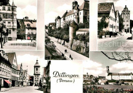 42722567 Dillingen Donau Stadtansichten Kirche Platz Mitteltorturm Dillingen A.d - Dillingen