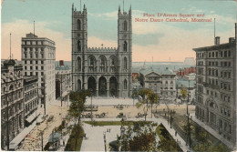 Carre, Place D'Armes Et Cathedrale Notre Dame, Montreal, Quebec - Montreal