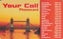 PREPAID PHONE CARD REGNO UNITO (PK218 - BT Kaarten Voor Hele Wereld (Vooraf Betaald)