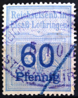 ALSACE-LORRAINE                       FISCAL  N° 80                        OBLITERE - Used Stamps