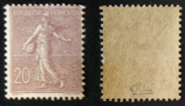 N° 131 20c Semeuse Lignée Neuf N** TB Cote 195€ Signé Calves - 1903-60 Sower - Ligned