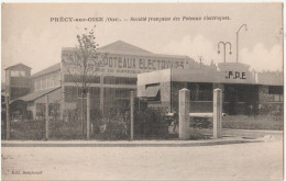 CPA Précy Sur Oise (60) Les Bâtiments De La Société Française Des Poteaux électriques   Ph Edition  RARE - Précy-sur-Oise