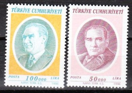 (3076-77) TURKEY REGULAR ISSUE STAMPS MNH** - Neufs