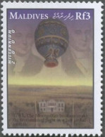 The Montgolfier Brothers, First Manned Flight, Hot Air Balloon, Aviation, MNH Maldives - Autres (Air)