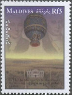 The Montgolfier Brothers, First Manned Flight, Hot Air Balloon, Aviation, MNH Maldives - Other (Air)