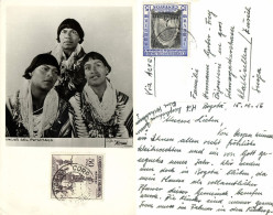 Colombia, PUTUMAYO, Indios, Indian Men (1956) RPPC Postcard - Colombie