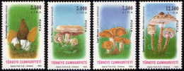 (3032-35) TURKEY MUSHROOMS MNH** - Unused Stamps
