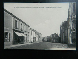 AIGREFEUILLE                       PLACE DE LA MAIRIE           ROUTE DE CHATEAU THEBAUD - Aigrefeuille-sur-Maine