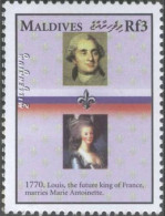 Louis The Future King Of France Marries Marie Antoinette,  French Revolution, History, Royal, MNH Maldives - Revolución Francesa