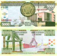 BURUNDI 5000 Francs 2013 P 48 C UNC - Burundi