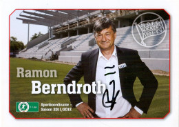 AK Ramon Berndroth Kickers Offenbach 11-12 Offenbacher OFC Mainz VfR Neumünster SV Darmstadt 98 VfB Lübeck Neumünster - Authographs