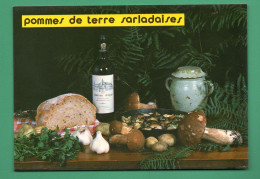 Pommes De Terre Sarladaises ( Champignons, Cèpes, Bouteille De Bergerac ) - Paddestoelen