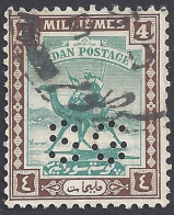 SUDAN 1927-40 - Yvert 43° (perforato) - Serie Corrente | - Soudan (...-1951)