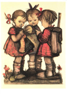 ILLUSTRATION, M.I. HUMMEL, SCHOOL GIRLS, NR. 62.1197, SIGNED, POSTCARD - Hummel