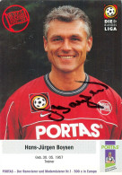 AK Hans-Jürgen Boysen Kickers Offenbach 99-00 Offenbacher FC Neckarstadt Mannheim FC Augsburg Saarbrücken Wormatia Worms - Handtekening