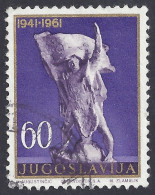 JUGOSLAVIA 1961 - Yvert 874° - Lotta Al Fascismo | - Gebraucht