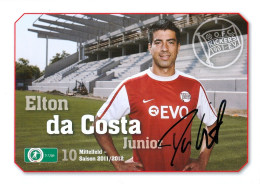 AK Elton Da Costa Junior Jr. Kickers Offenbach 11-12 Offenbacher OFC FC Augsburg SV Darmstadt 98 SpVgg Unterhaching - Handtekening