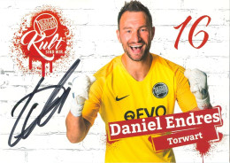 Daniel Endres Kickers Offenbach 18-19 Offenbacher FC Bayern Alzenau FSV Frankfurt Eintracht Autogrammkarte Deutschland - Autógrafos