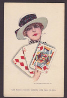 CPA Jeu De Cartes Carte à Jouer Playing Cards Non Circulé Nanni - Speelkaarten