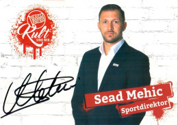 AK Sead Mehic Kickers Offenbach 18-19 Offenbacher Friedberg Hessen Ockstadt Eintracht Frankfurt Am Main Meppen Autogramm - Autographes