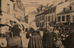 6126  Pont Aven Un Coin Du Marché - Pont L'Abbe