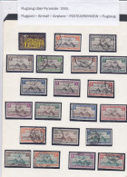 ÄGYPTEN - EGYPT- LUFTPOST -  - FLUGPOST- AIR MAIL - POSTE AERIENNE - FLUGZEUG 1933 KOMPLET - Used Stamps