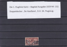 ÄGYPTEN-EGYPT- LUFTPOST-AIR MAIL-1.FLUGLINIE KAIRO-BAGDAD 1929 DE HAVILLAND -D.H34 USED - Posta Aerea