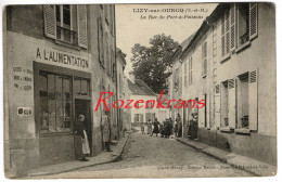 CPA LIZY-sur-OURCQ - La Rue Du Port A Poissons France Frankrijk Carte Postale - Lizy Sur Ourcq
