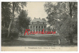 Templeuve Chateau De Vertain Vue De Cote CPA RARE France Frankrijk Carte Postale Animee - Autres & Non Classés