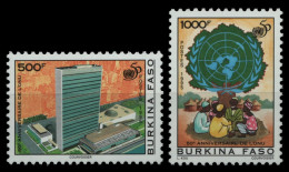 Burkina Faso 1995 - Mi-Nr. 1373-1374 ** - MNH - 50 Jahre UNO - Burkina Faso (1984-...)