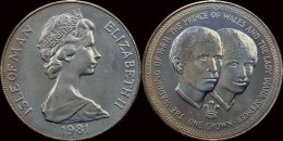 Isle Of Man 1 Crown 1981 Prince Charles And Lady Diana - Colonies