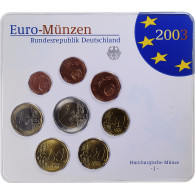 Allemagne, Euro-Set, 2003, Hambourg, BU, FDC - Allemagne