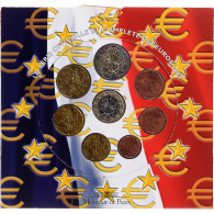 France, 1 Cent To 2 Euro, Euro Set, 2004, Monnaie De Paris, BU, FDC - France