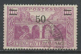 Monaco 1926-31 Y&T N°106 - Michel N°112 (o) - 50cs1,05f Viaduc De Sainte Dévote - Gebraucht