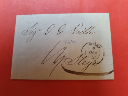 Italie - Lettre Avec Texte De Milan Pour Steye En 1837  - D 235 - 1. ...-1850 Vorphilatelie